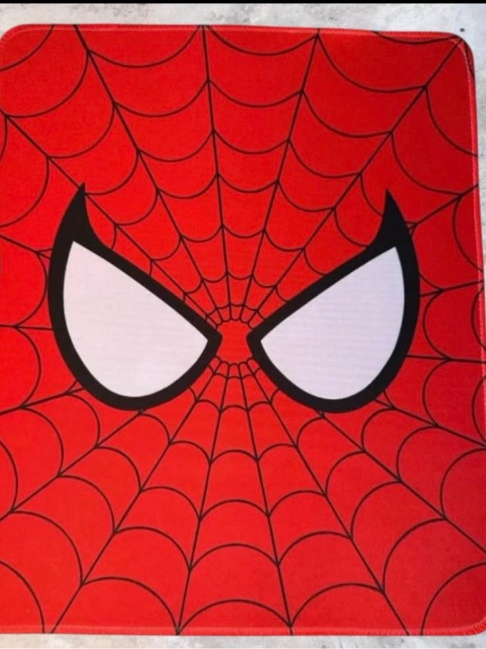 Spider-Man Web Design Mouse Pad 10x12 Red Gaming Desk Mat New